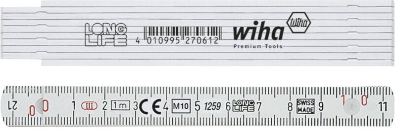 Gliedermaßstab Longlife® 1 m metrisch, 10 Glieder 13 mm (27061) - Wiha