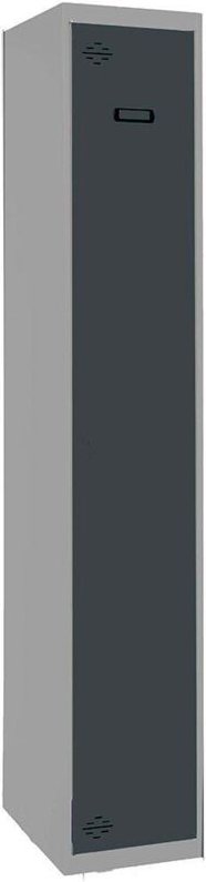 Simonrack Schrank-Casier grau und weiß 1800 mm Metall