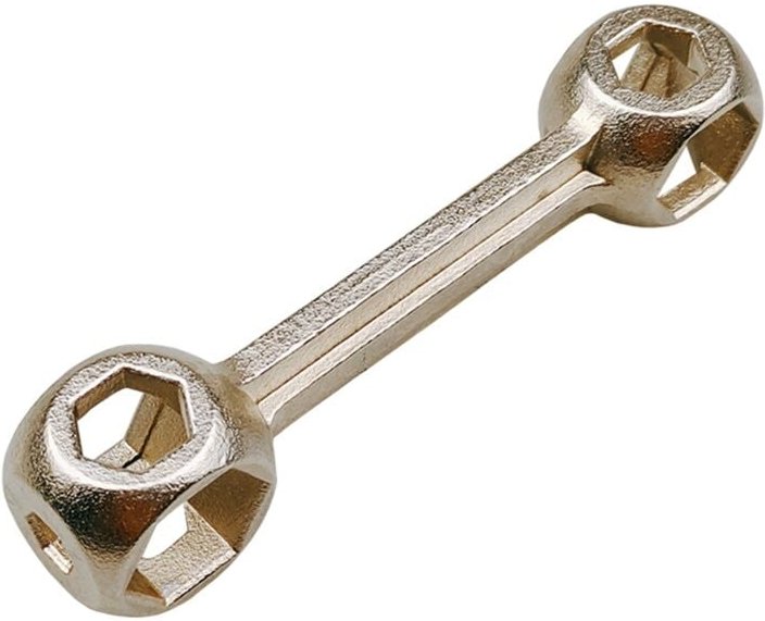 Knochenförmiger Sechskantschlüssel, Mehrzweck, 6–15 mm, 10 Löcher, Fahrradschlüssel, tragbares Fahrradreparaturwerkzeug,...