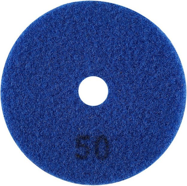 100 mm (4") Nass-Diamantpolierscheibe für Granit, Marmor und Stein (50er Körnung)