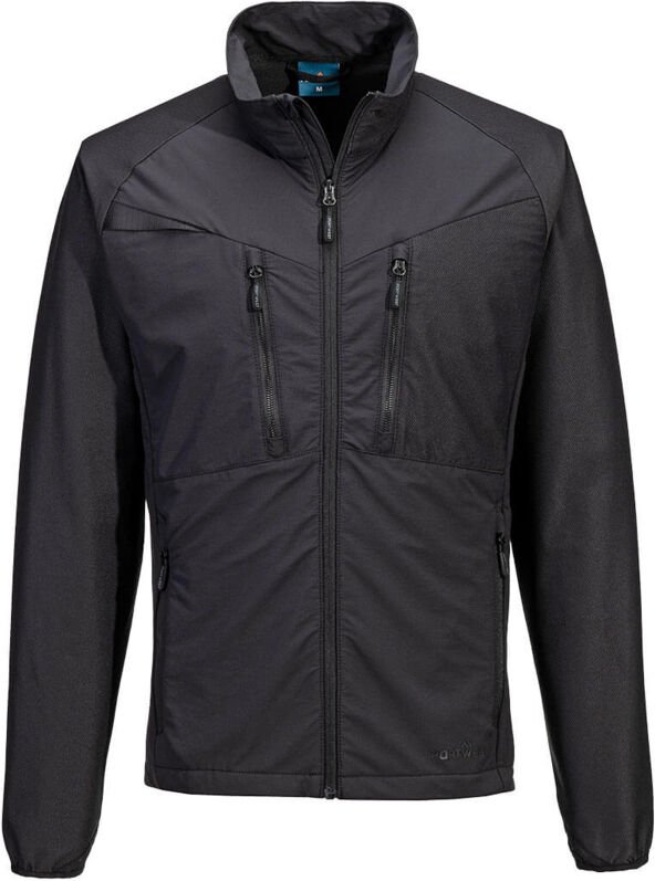 Thermo-Unterwäsche mit Reißverschluss Dx4 – Größe L – Ganz Schwarz – Portwest