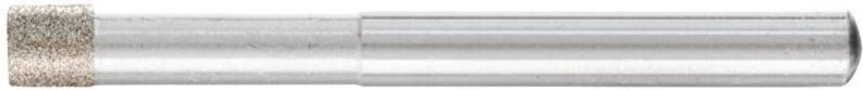 CBN-Schleifstift Zyl. ø 6,0mm Schaft-Ø 6 mm B126 (mit.) zum Schleifen von Bohrungen/Radien - Pferd