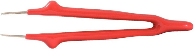 Ks Tools Pinzette mit Schutzisolierung, spitz, 11 mm