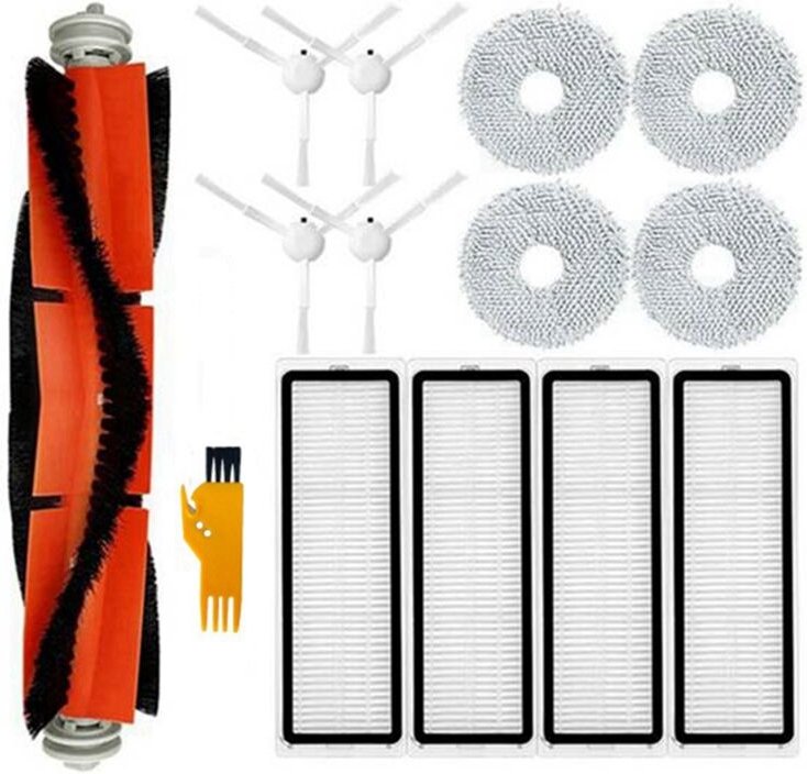 Für S10+ / S10Plus B105 Wichtigsten Seite Pinsel Hepa-Filter Mopp Tuch