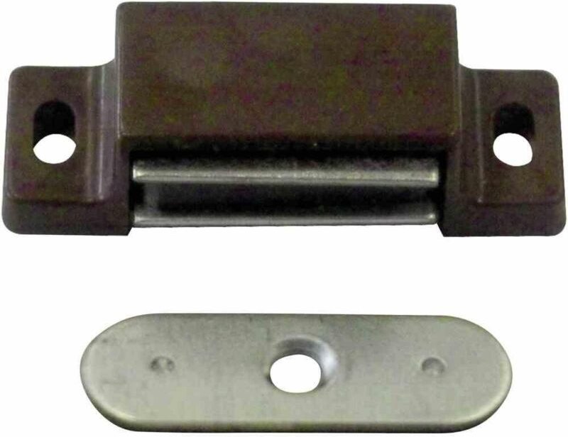 HSI - sb Magnetschnäpper, braun feste Gegenplatte, Inhalt: 2 Stück