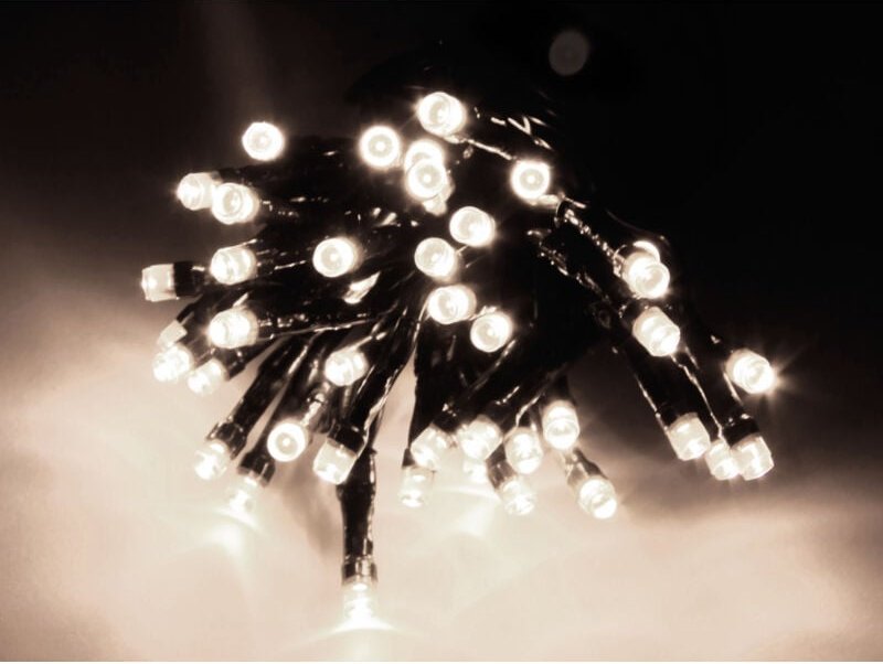 Ecd Germany - LED-Lichterkette, 720 LEDs, kaltweiß, 230V, IP44, Innen/Außen