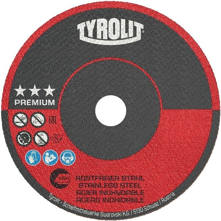 Tyrolit - Trennscheibe premium D.50mm Scheibenstärke 1mm ger.Bohr.10mm
