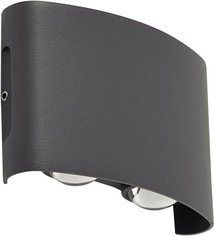 Thumbnail - Led Wandleuchte außen 'Ithan' aus Aluminium von Lindby