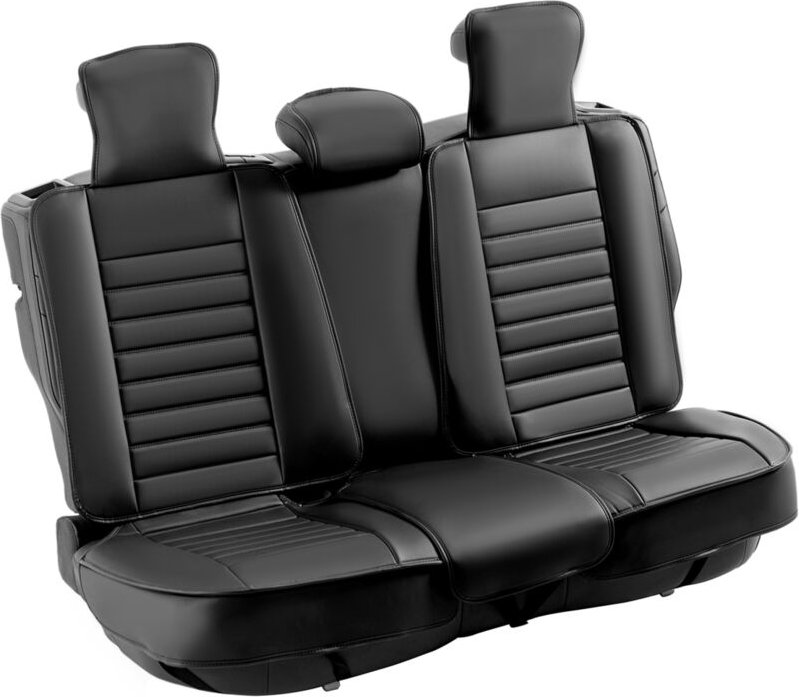 Sitzbezüge, Universal-Set für vollwertige Autositze, 9-teilig, Kunstleder, vorne und hinten, halbgeschlossen, abnehmbare...