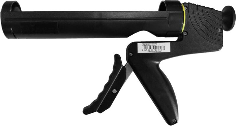 Sifer - Kunststoff-Silikonpistole schwarz rotierend WT309049/WT248