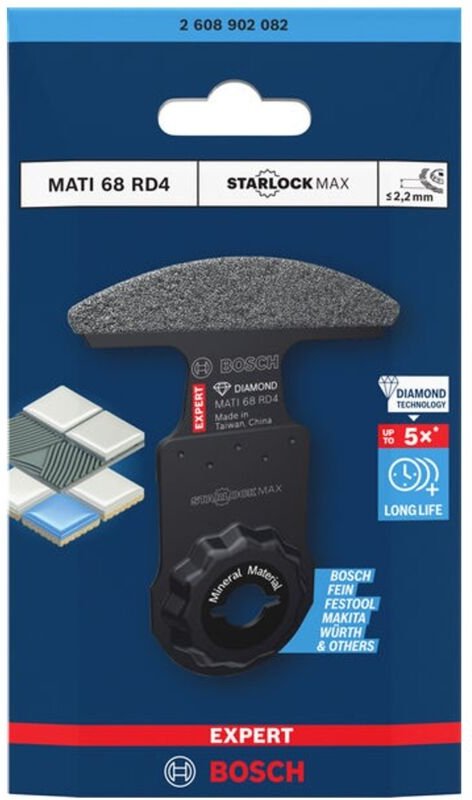 Bosch EXPERT Segmentsägeblatt MATI 68 RD4 Corner Blade, 68 x 30 mm