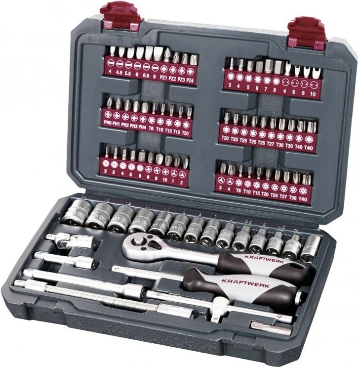 Steckschlüssel-Satz, 1/4', 82-tlg.