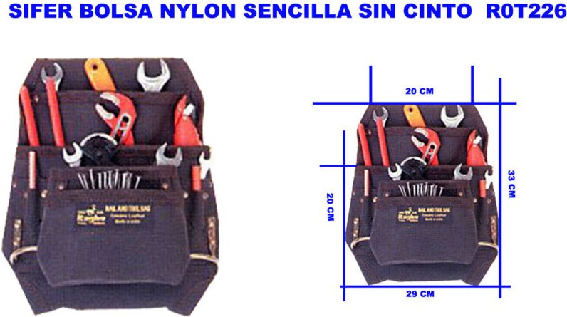 Einfache nylontasche ohne gürtel R0T226 - Sifer