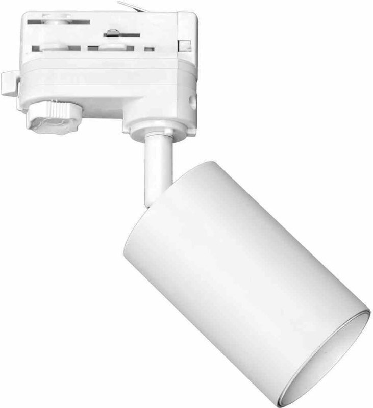 Schienenstrahler Pipe Weiß 1xGU10 3-Phasen