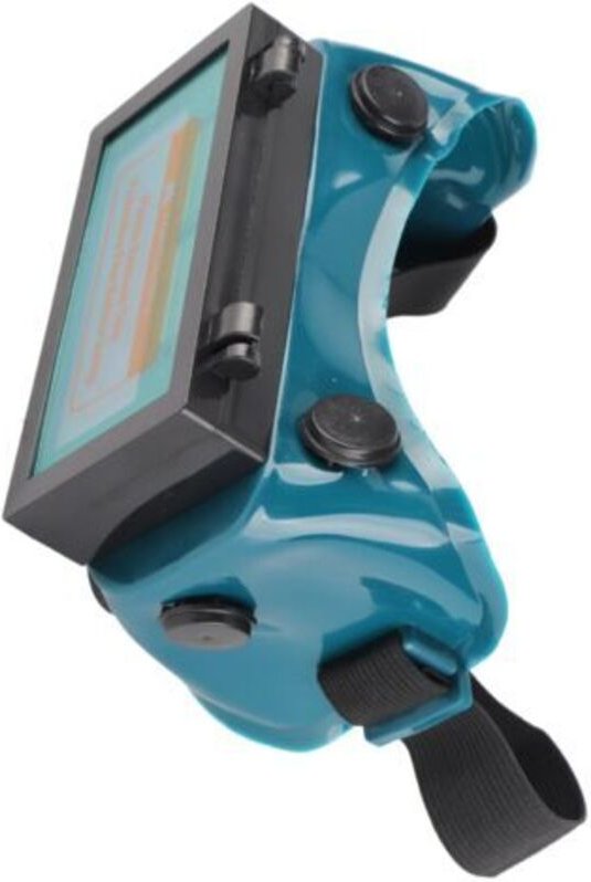 Selbstverdunkelnde Sonnenschutz-Augenmaske, Schweißerbrille, Schutzbrille für Schweißer (dunkelgrün)