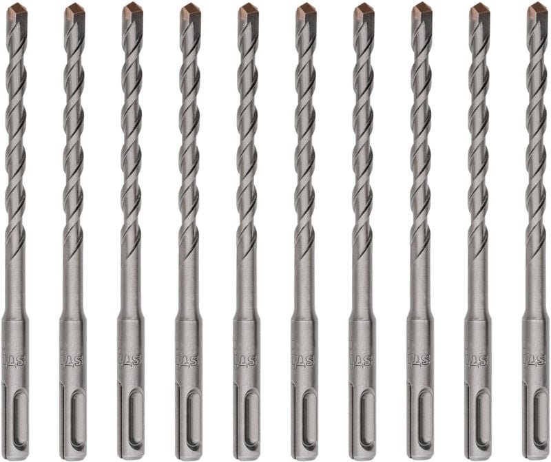 SDS-plus-Bohrer, 10 Stück, Länge 160 mm, Durchmesser 8 mm, geeignet für Beton & Mauerwerk, Steinbohrer, Betonbohrer, Sds...