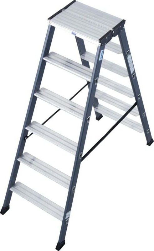 Krause - Aluminium-Doppelleiter monto SePro d 2,85 m Doppelstufenleiter