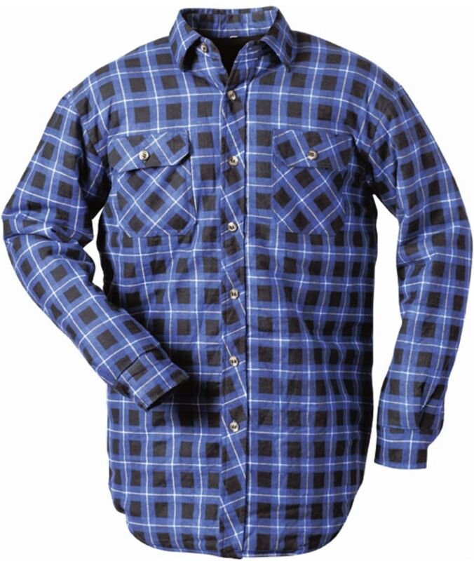Protection Thermohemd, gef., Gr. xl, blau-kariert - Craftland
