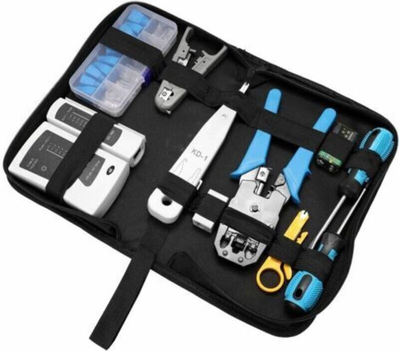 Hardware-Netzwerk-Kit-Set, Drahtzangen-Set, Haushaltswartungswerkzeuge, Kabel-Kombinationswerkzeug, Crimpzange, tragbare...