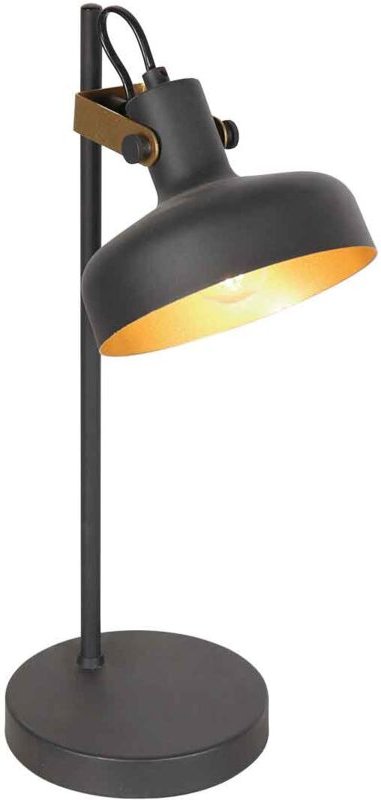 Tischlampe - Prato - schwarz - metall - - Mexlite