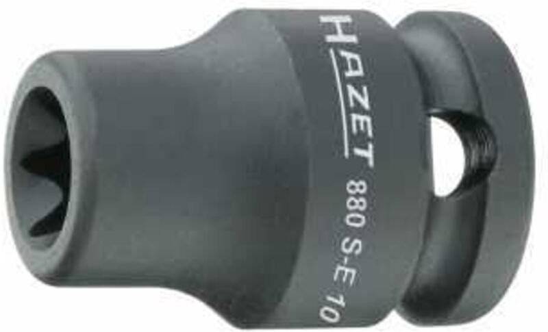 Schlag-, Maschinenschrauber Steckschlüsseleinsatz 880S-E14 ∙ 3/8 Zoll (10 mm) Vierkant hohl ∙ Außen torx® Profil ∙ sw E1...