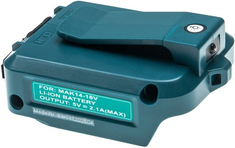 Vhbw - Akku-Adapter kompatibel mit Makita 194065-3, 194066-1, 194558-0 Elektrowerkzeug / Akku - Adapter für 14,4 v - 18 ...