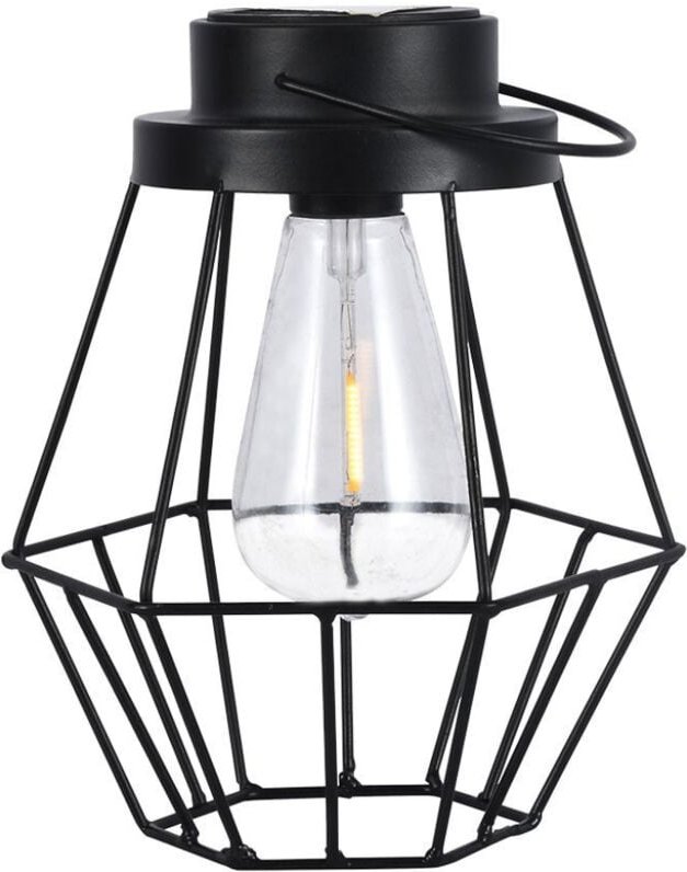 0,5 w Vintage tragbare wiederaufladbare LED-Solarlampe, warmweiß, IP44 - V-tac