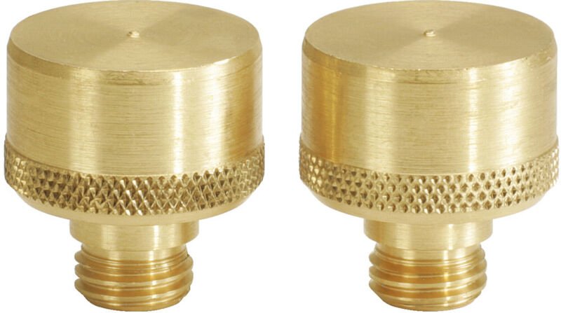 Messing Eintreiber-Aufsatz-Satz, 2-tlg, ø 25mm