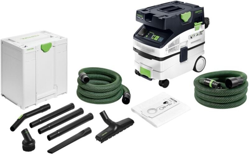 Thumbnail - Festool CTL MIDI I CLEANTEC Absaugmobil 1200 Watt 15 l Staubklasse L ( 578309 ) + 8 tlg. Handwerker Reinigungsset ( 5772...