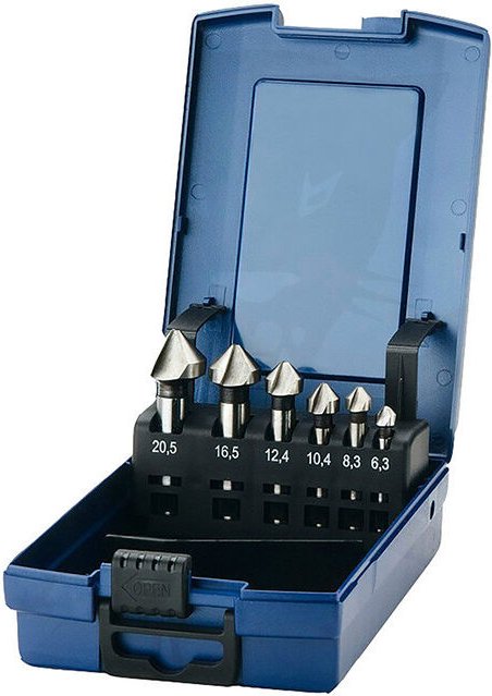 Kegelsenker-Set für Bündigfräsen (6 Stck.) Makita P-73592