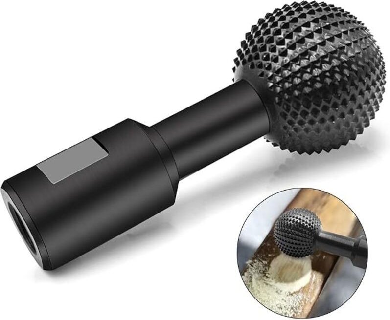 Rotierender Kugelfräser, Karbonstahl zum Holzschnitzen, Polieren, Gravieren, Bohren, Schleifkopf für Winkelschleifer 100...