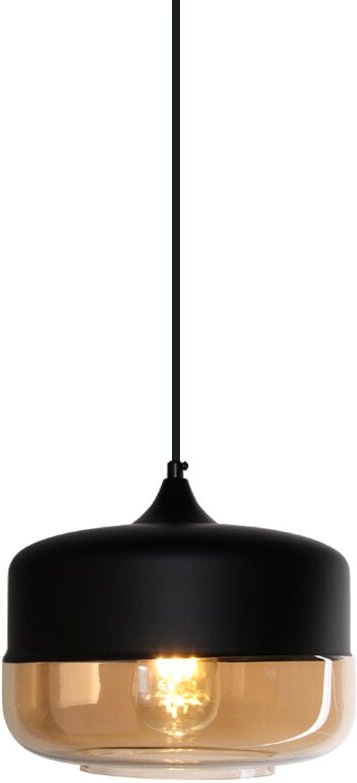 Pendelleuchte Moderne, Hängelampe mit Lampenschirm Braunes Glas, Kronleuchter E27 für Küche Wohnzimmer Schlafzimmer Korr...