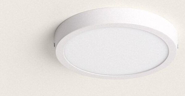 Efectoled - LED-Deckenleuchte 18W Rund Superslim Wählbar cct Ø205 mm Wählbar (Warm-Neutral-Kalt)