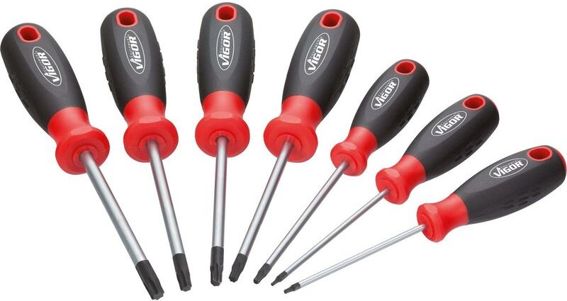 T Schraubendreher Satz ∙ V3366 ∙ Innen torx® Profil ∙ 7-teilig ∙ T10 – T40 ∙ Anzahl Werkzeuge: 7