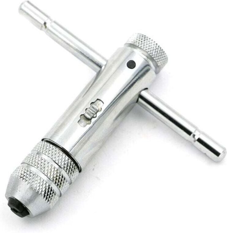 Verstellbarer Gewindebohrer, Ratschen-Gewindebohrer, T-Griff, M5-M12 Kapazität, Gewindeschneider, Ratschenschlüssel, Gew...