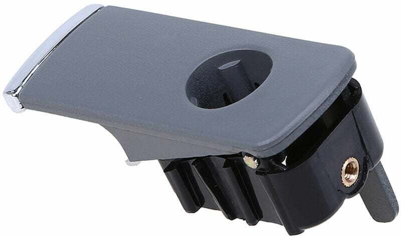 Kunststoff-Auto-Handschuhfach-Schloss-Abdeckungsgriff mit Loch-Ersatz für Audi A4 8E B6 B7 8E1857131 – Grau