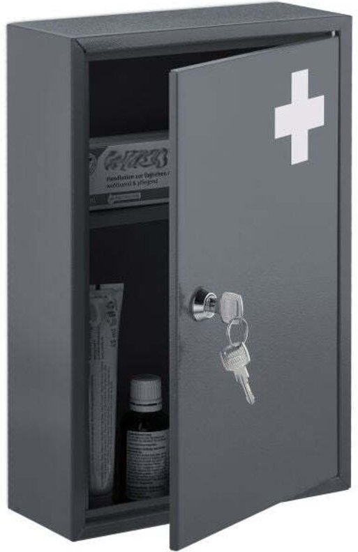 Northix - Abschliebarer medikamentenschrank 8830