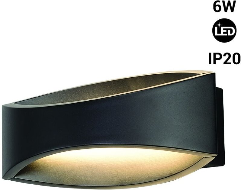 LED-Wandleuchte mit doppeltem Lichtaustritt - IP20 - 3000K - 6W