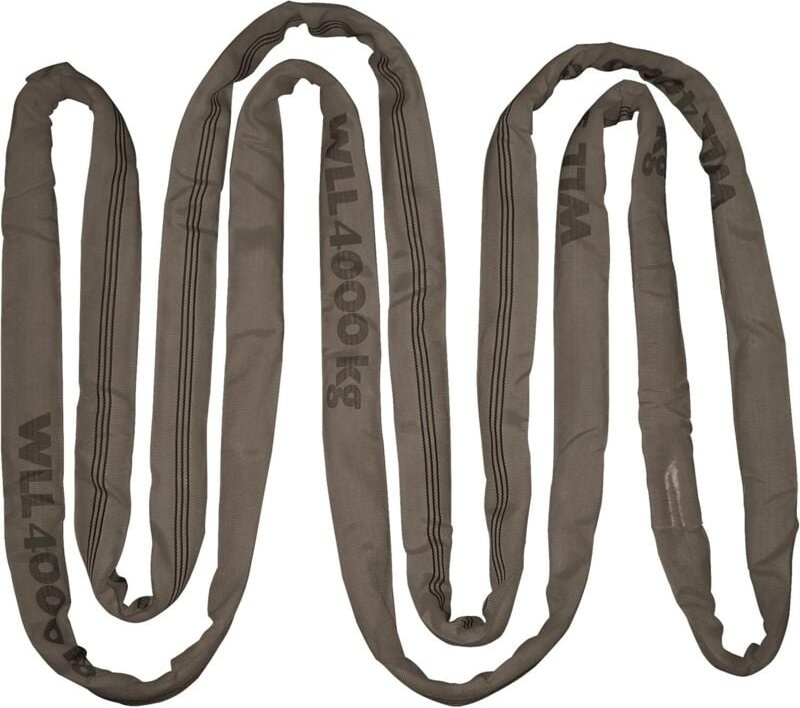 Rundschlinge Umfang 4 m, Farbe gelb, Zugkraft direkt 4000 kg - Kerbl