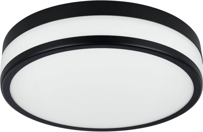 Eglo - led Deckenleuchte Palermo schwarz weiß ø 30 cm Deckenlampen & Kronleuchter