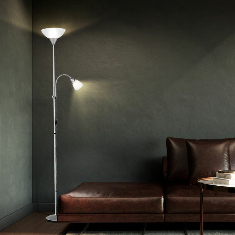 RL - 10 Watt led Decken Fluter Flexo Lese Leuchte Wohn Schlaf Zimmer Stand Lampe