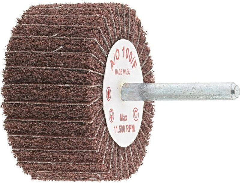 Fächerschleifer kombi Schaft-Ø 6mm 80x50mm A/O 100 fein FORMAT