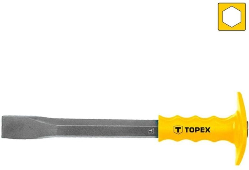 Flachmeißel Ø19mm mit Handschutz 300 mm