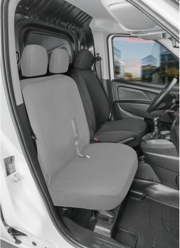 Walser - Passform Sitzbezug aus Stoff kompatibel mit Ford Transit Connect, Einzelsitz mit Armlehne innen