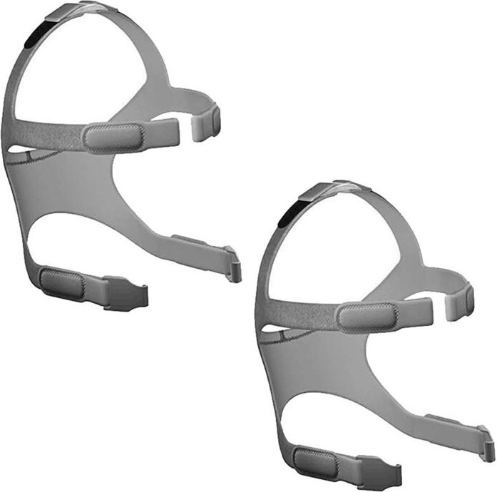 Ersatzbänder für -Vollgesichtsmaske, Eson 2-Nasenmasken-Kopfbedeckung, CPAP-Kopfbedeckung, 2er-Pack