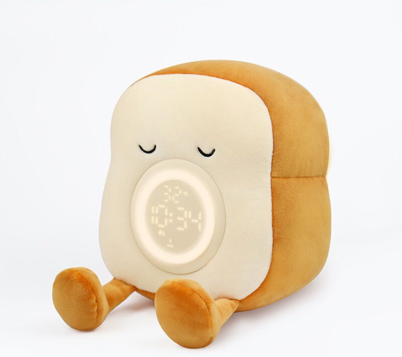 Odipie - Entzückender Wecker für Kinder, süßer Toast-Wecker für Mädchen, pädagogischer Wecker mit