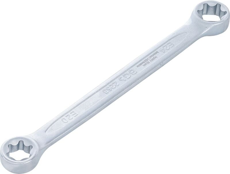 Bgs Technic - Doppel-Ringschlüssel mit E-Profil-Ringköpfen sw E20 x E24