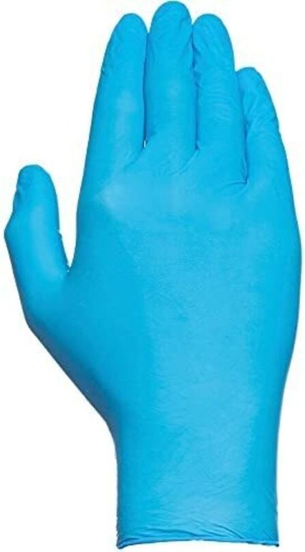 Juba - Schachtel mit 100 Einmalhandschuhen aus Öko-Nitril, puderfrei, Größe m