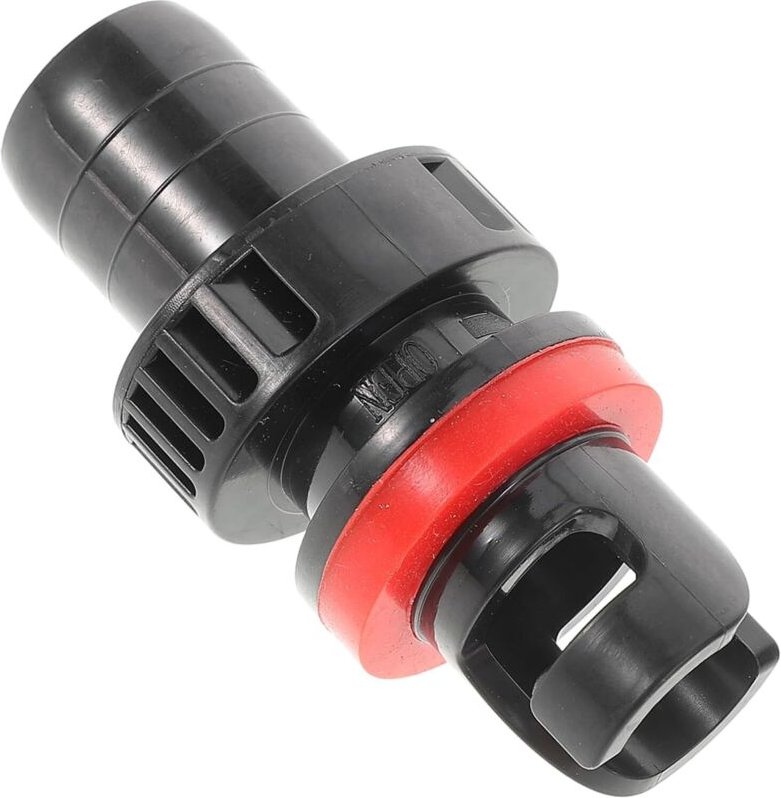 2-teiliger Paddle-Board-Aufblasadapter-Anschluss für Luftkompressor, einfacher und langlebiger Stecker für Kanus und Kaj...