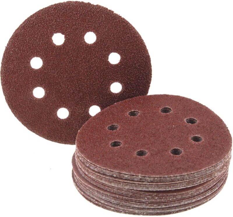 30 Blatt Klett Schleifscheiben 125mm Sortiment